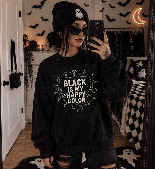 Black Is My Happy Color Sweatshirt
