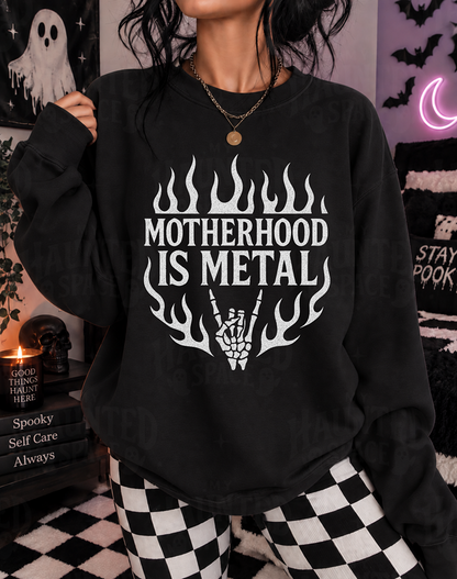 Motherhood Is Metal Sweatshirt