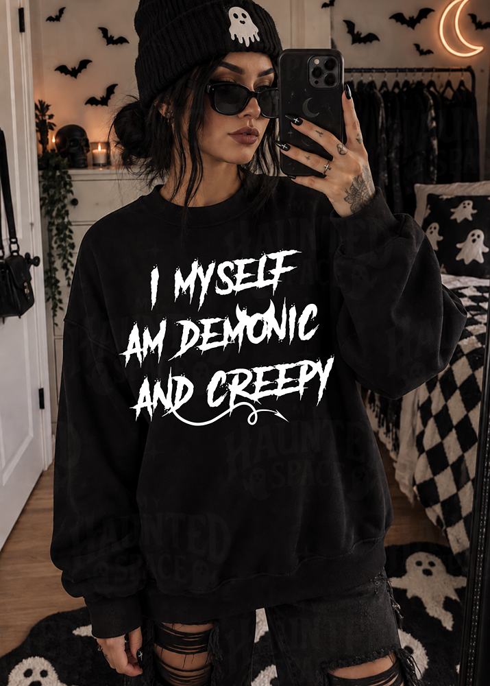 Demonic And Creepy Sweatshirt