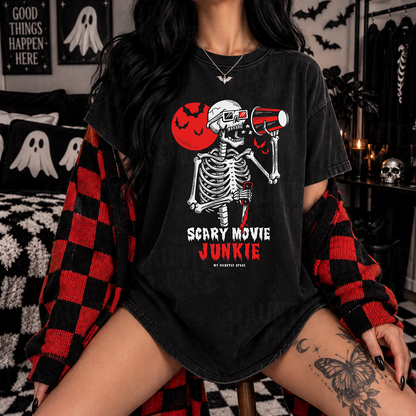 Scary movie junkie TEE