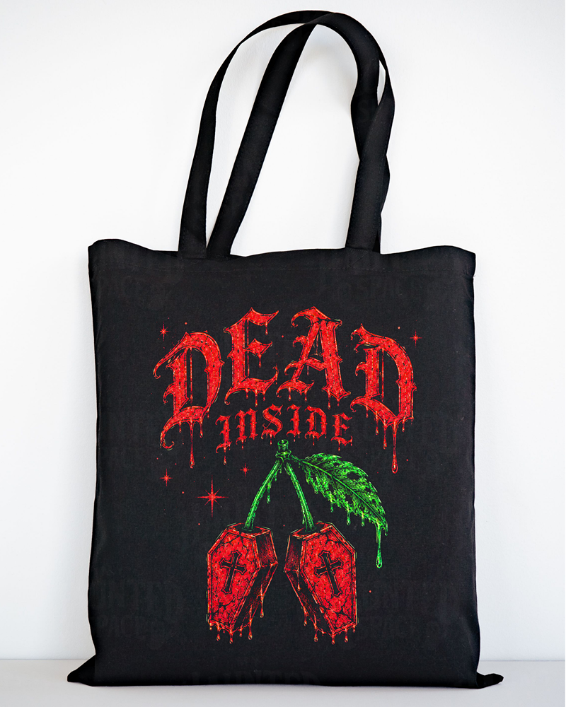 Dead Inside Cherries Tote Bag