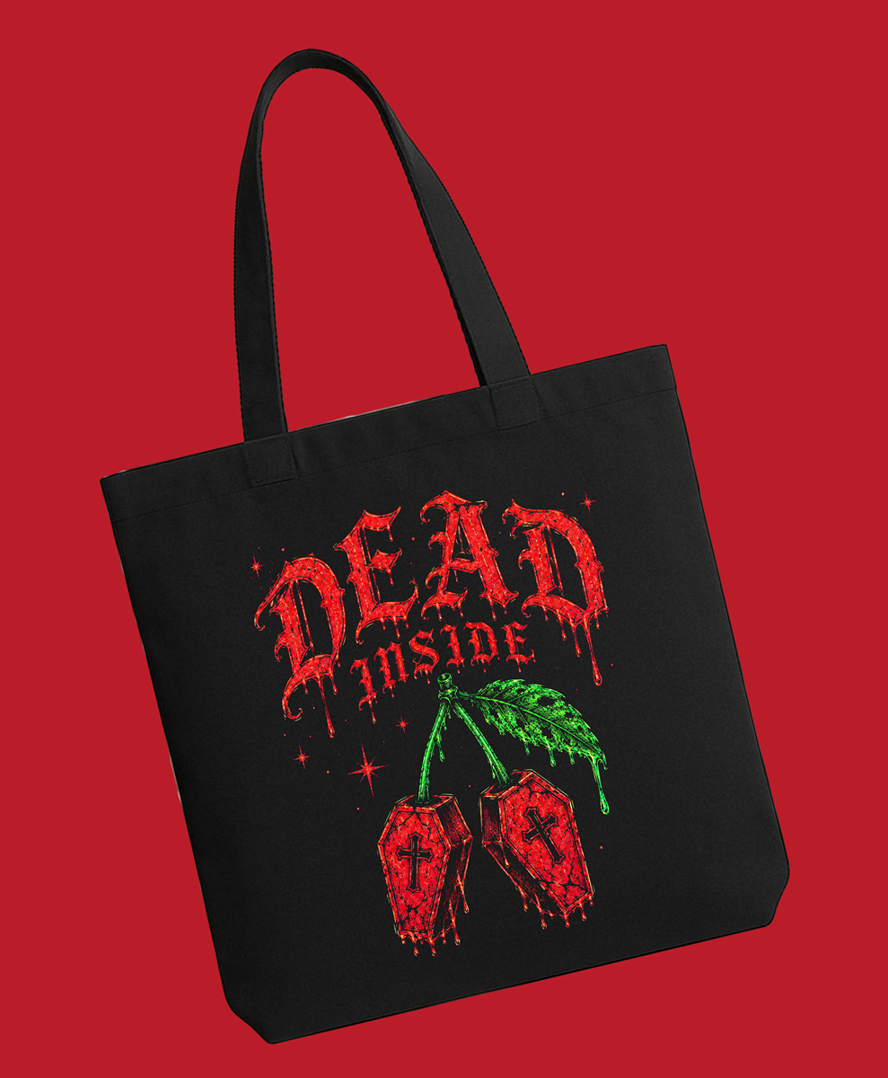 Dead Inside Cherries Tote Bag