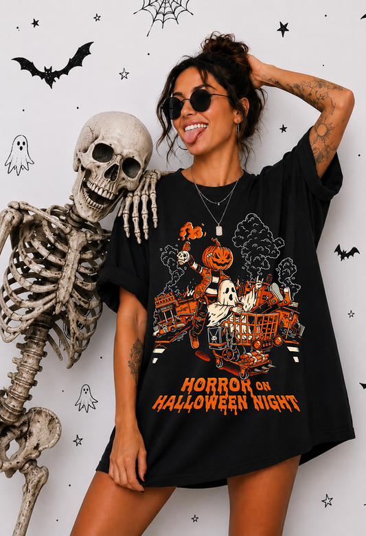 Horror On Halloween Night TEE