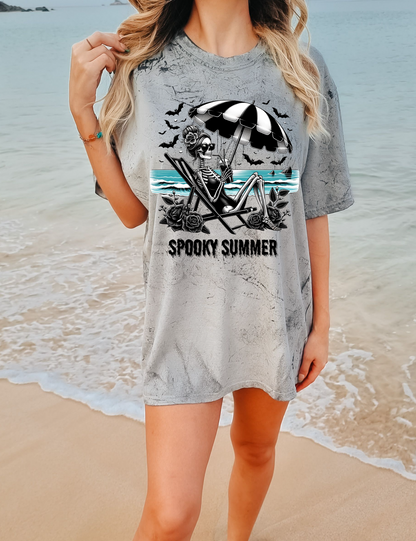 Spooky Summer Girl Tie Dye TEE