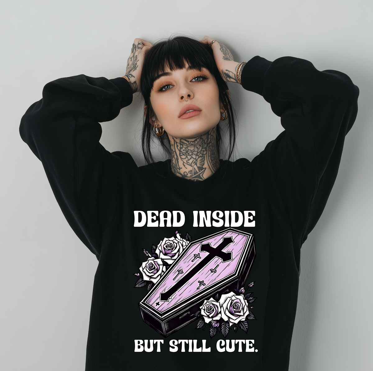 Dead Inside But Cute Sweatshirt