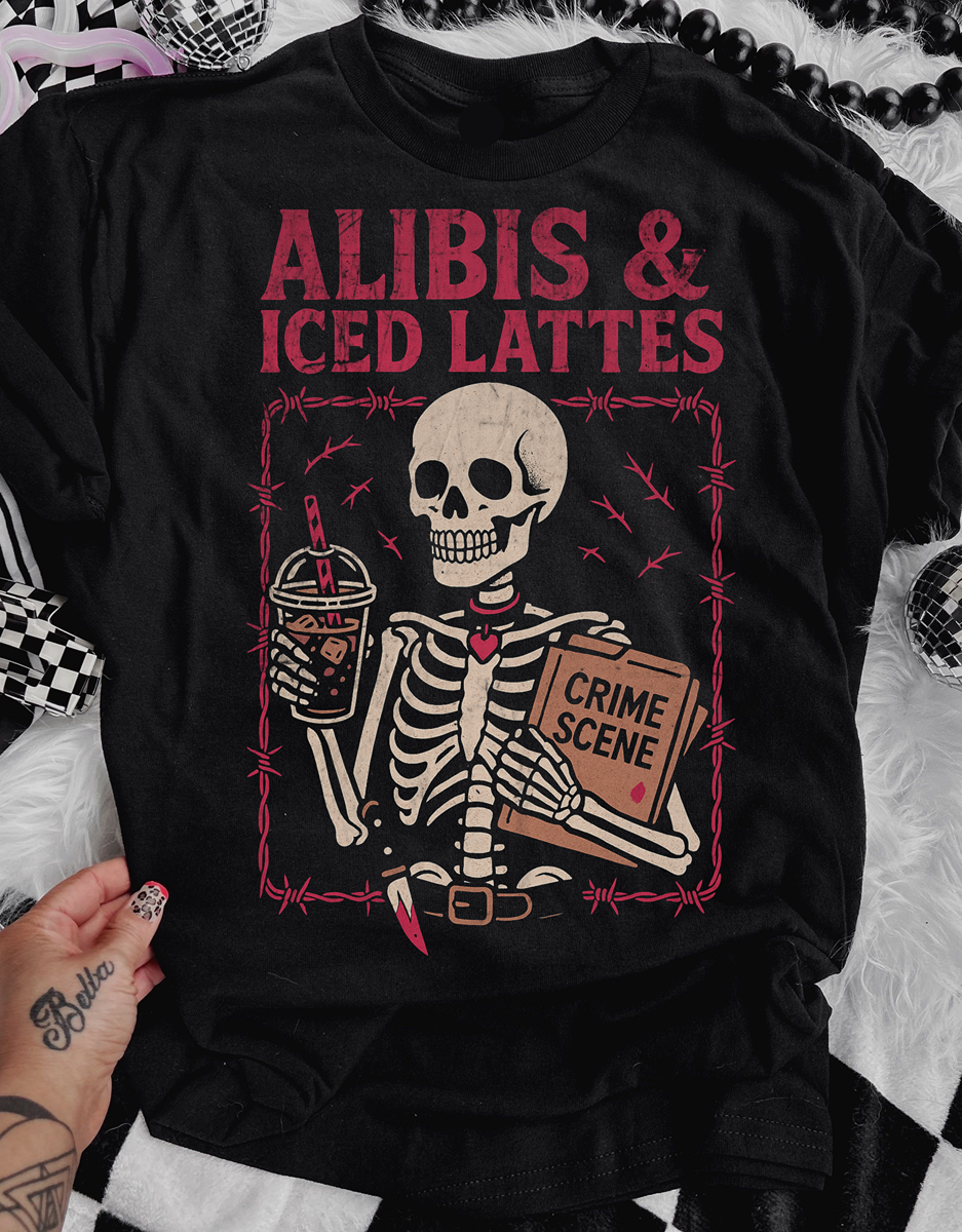 Alibis And Iced Lattes TEE