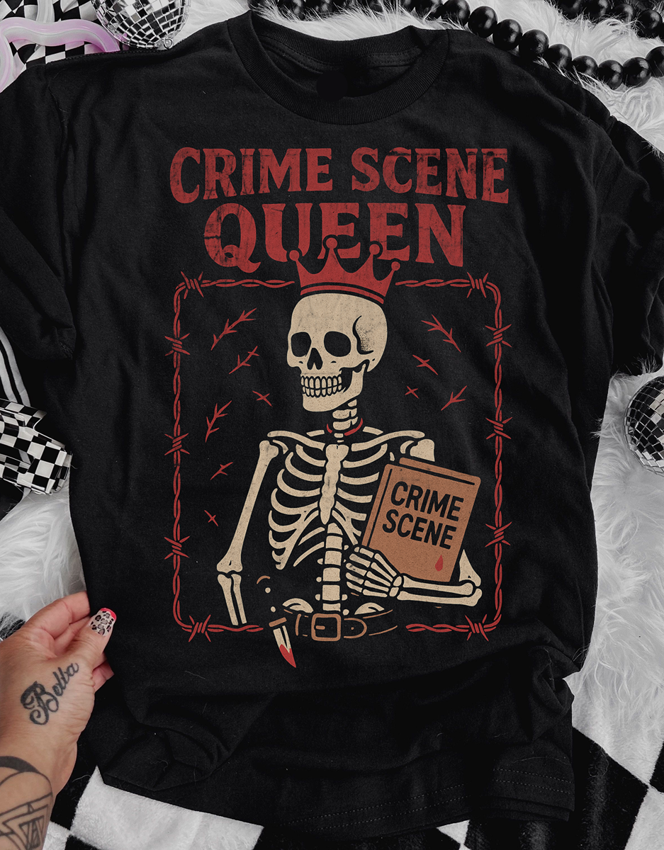 Crime Scene Queen TEE