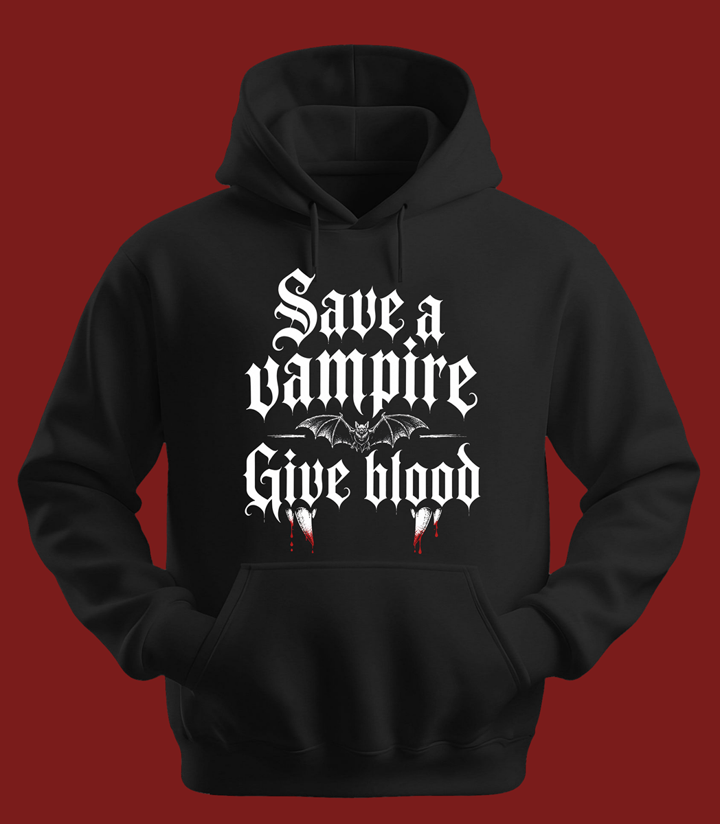 Save A Vampire Hoodie