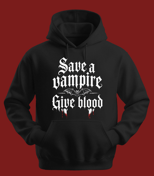 Save A Vampire Hoodie