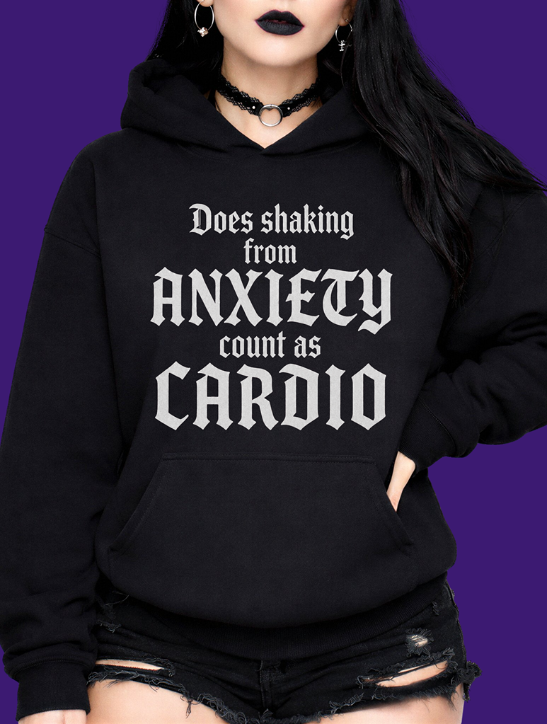Shaking From Anxiety Hoodie