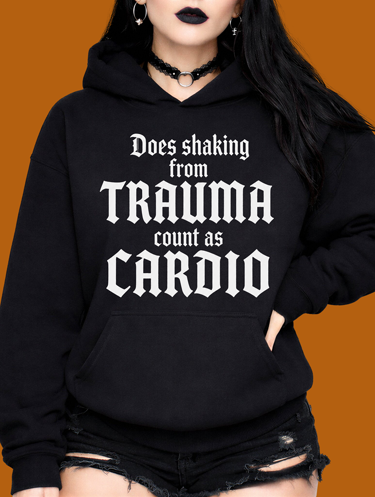 Shaking From Trauma Hoodie