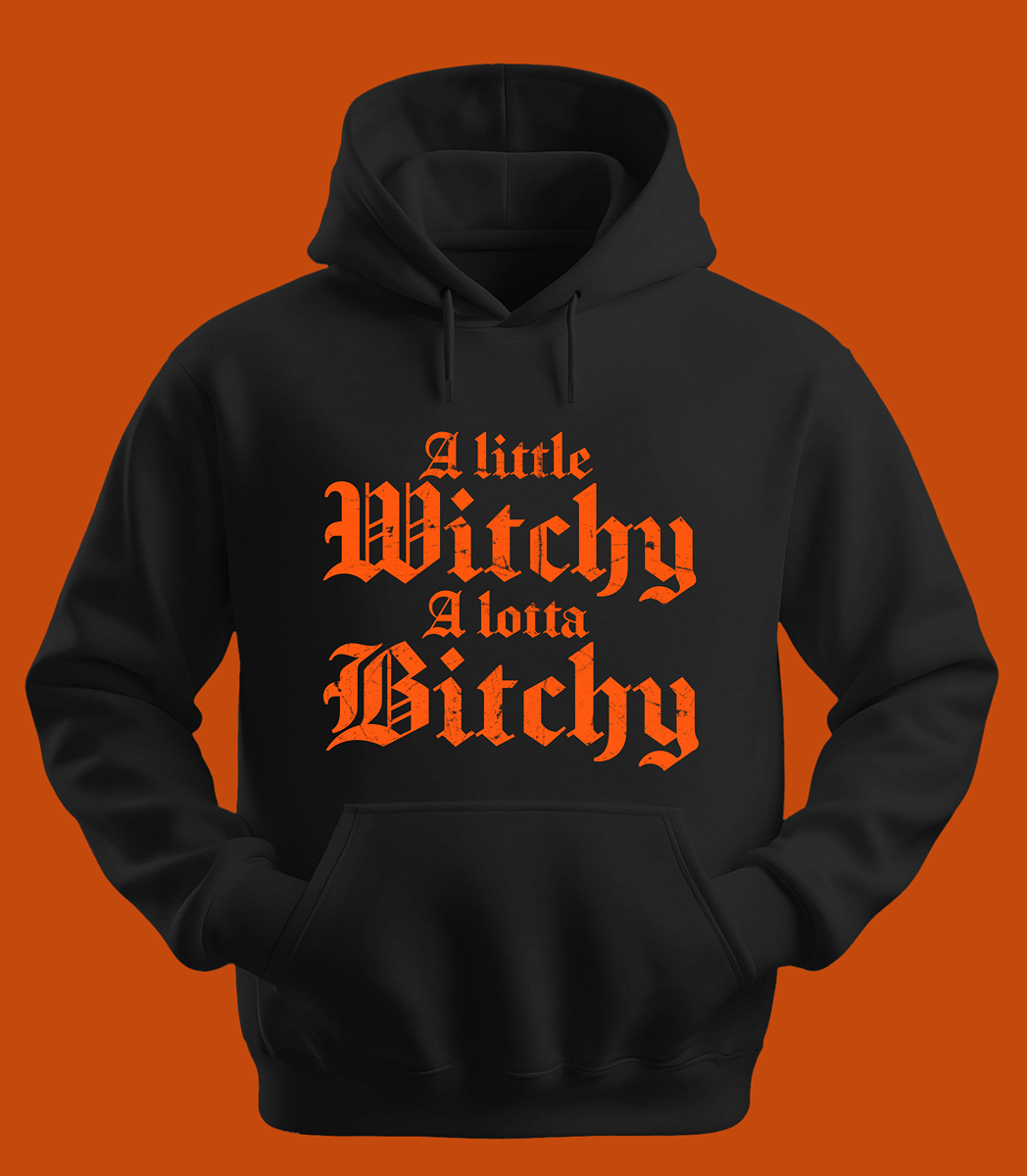 A Little Witchy A Lotta Bitchy Hoodie