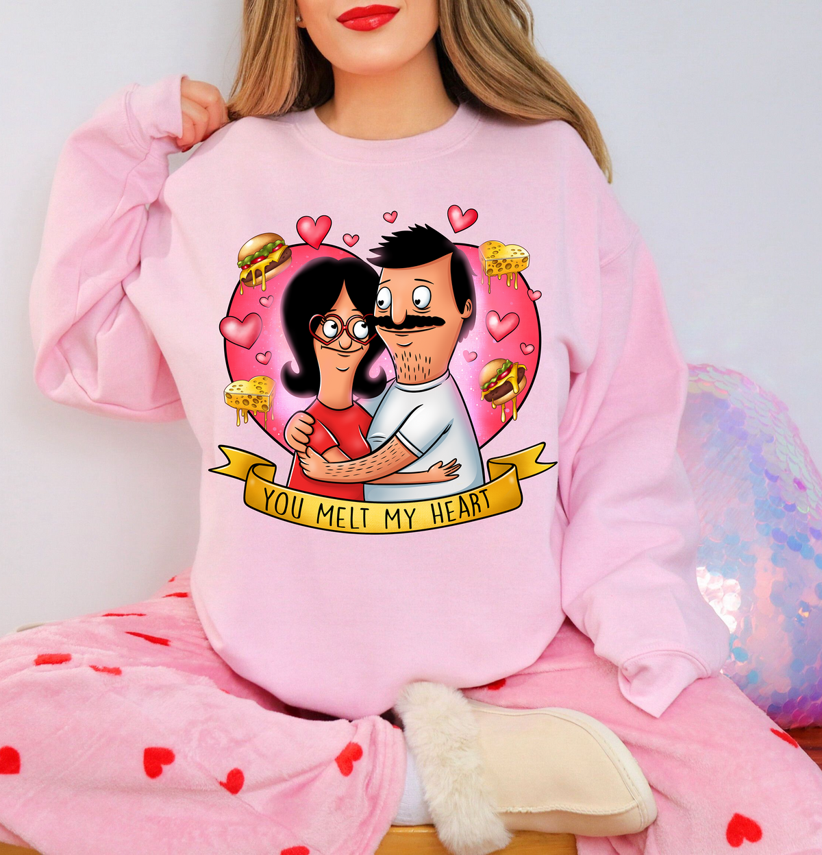 Vday Burger Sweatshirt