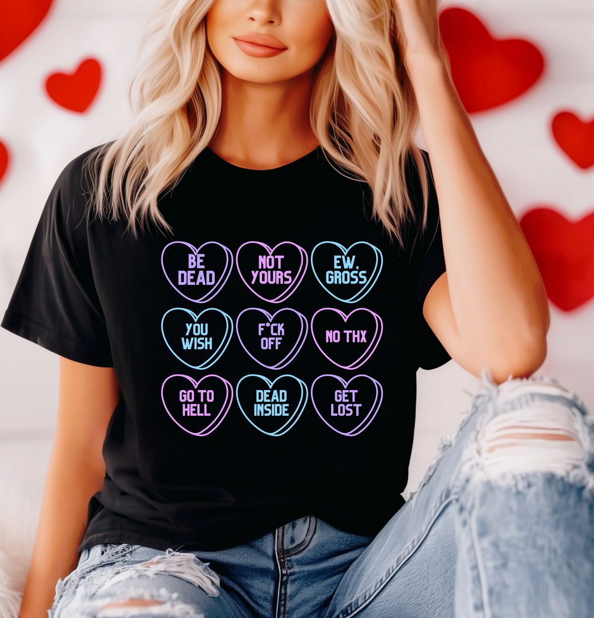 Anti Vday Heart TEE