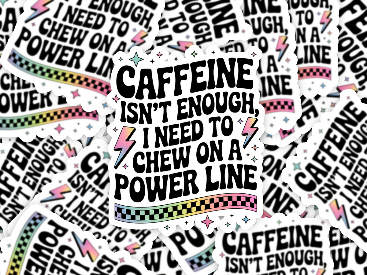Caffeine Power Sticker
