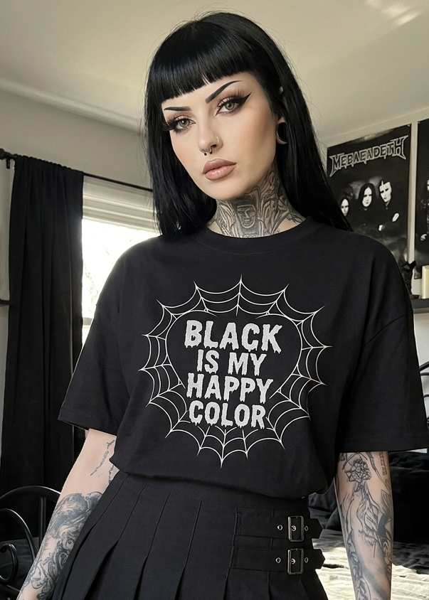 Black Is My Happy Color TEE