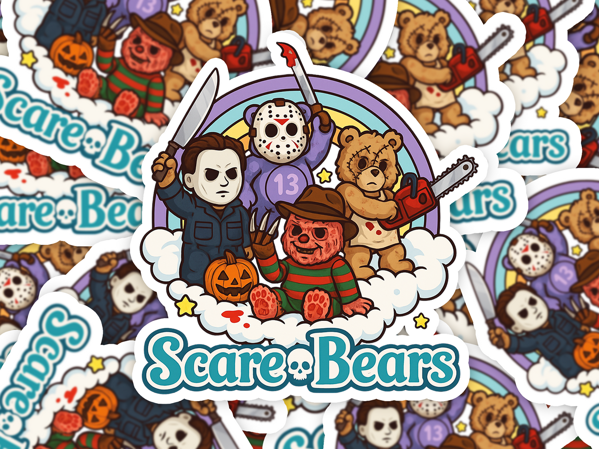 Scare Bears Sticker