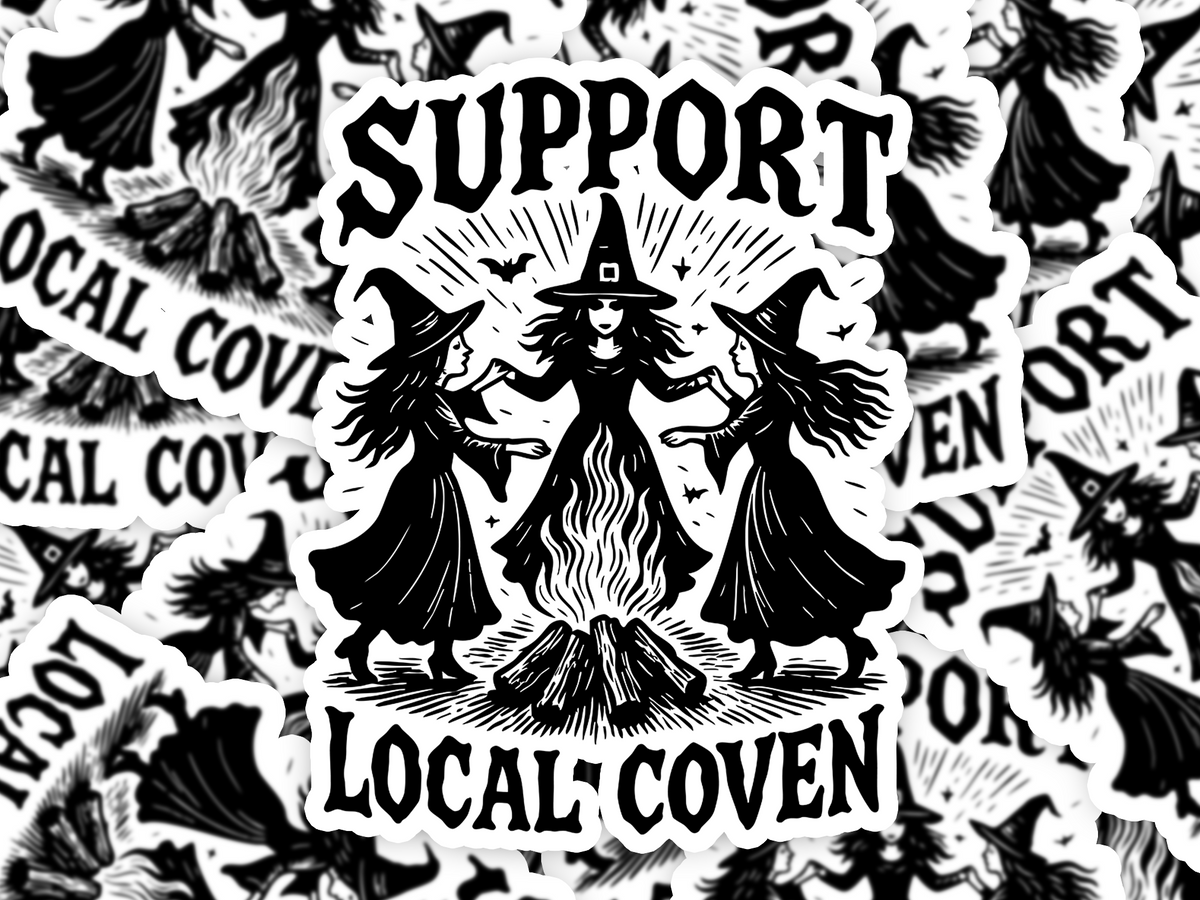 Support Your Local Coven Sticker
